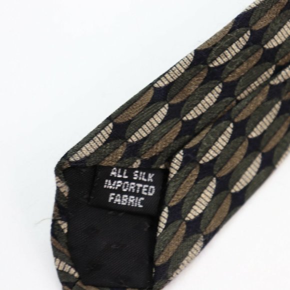 Kenneth Cole New York Oval Abstract Men's Neck Tie - Picture 5 of 5